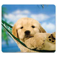 Fellowes Recycled Mouse Pad, 9 x 8, Pupp